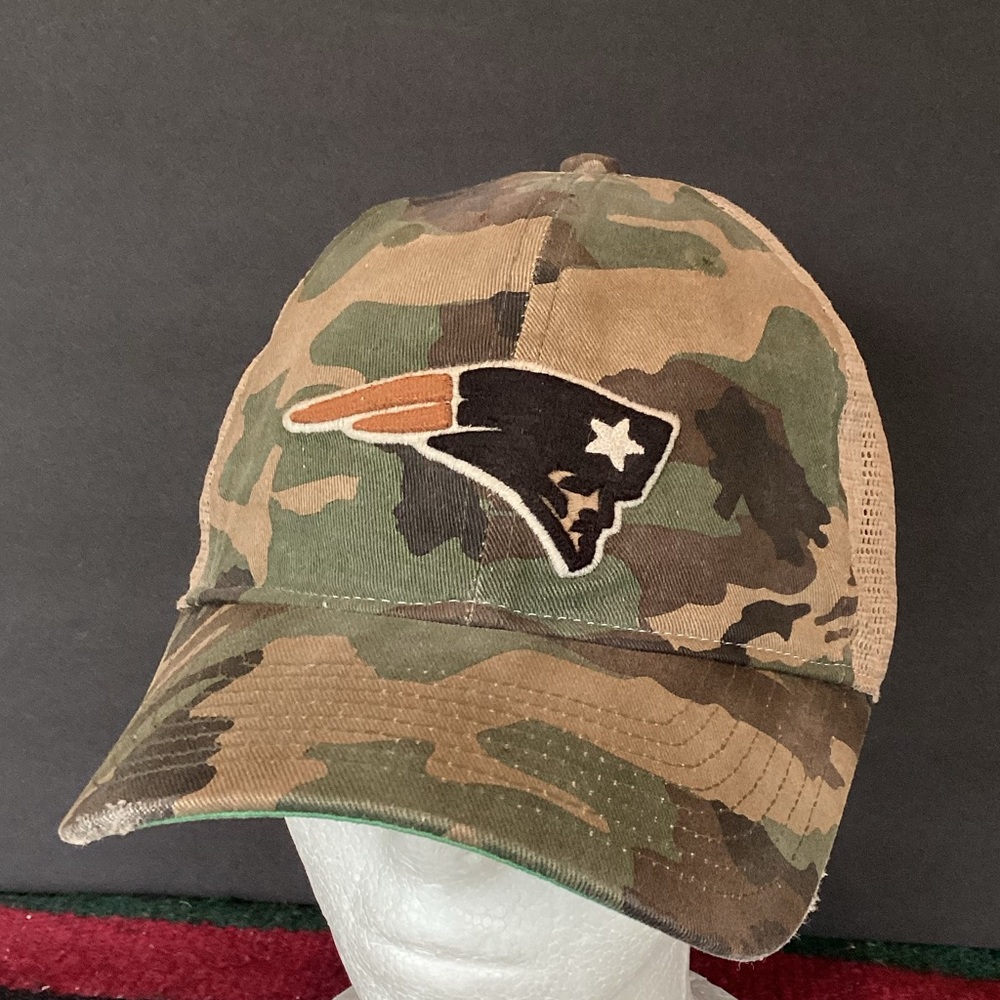 Reebok old orchard beach New England patriots camo SnapBack Mesh dad hat